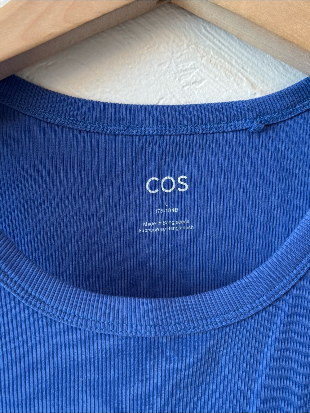COS Cobalt Ribbed Tank - Picture 2 of 4